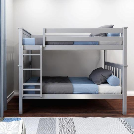 M3 - Twin over Twin Slat Bunkbed, Grey - 177201121