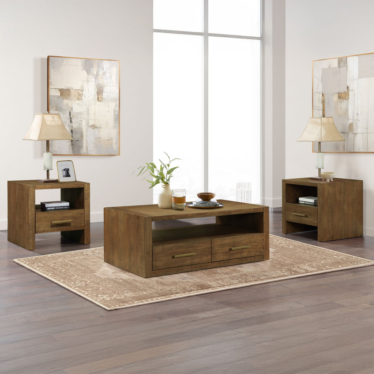 Garland - 3 Piece Table Set, Wood Top