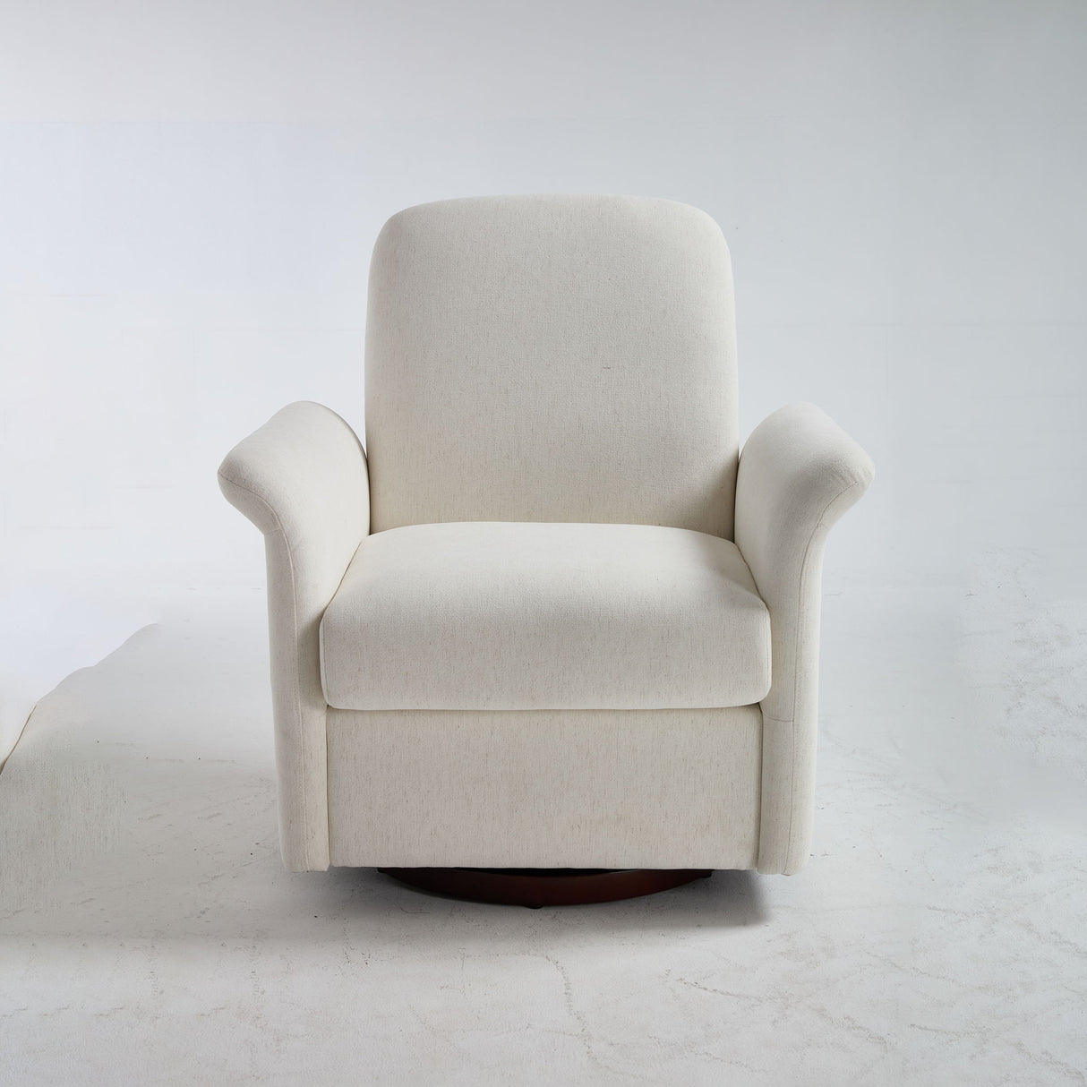 Modern Swivel Barrel Accent Chair With Base