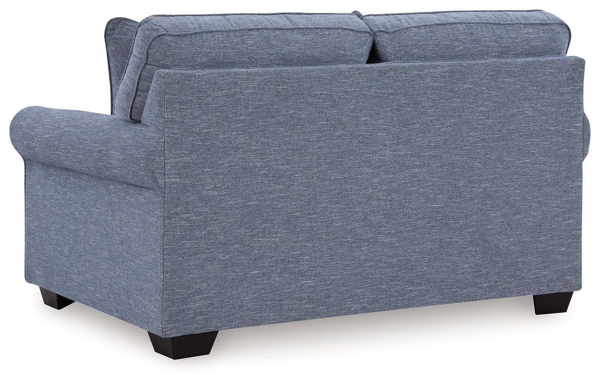 Carissa Manor - Loveseat - Denim