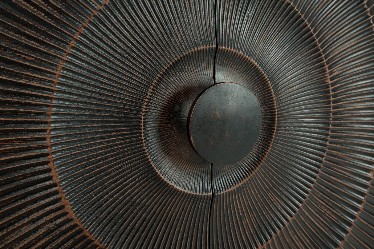 Fosterman - Accent Cabinet - Distressed Black