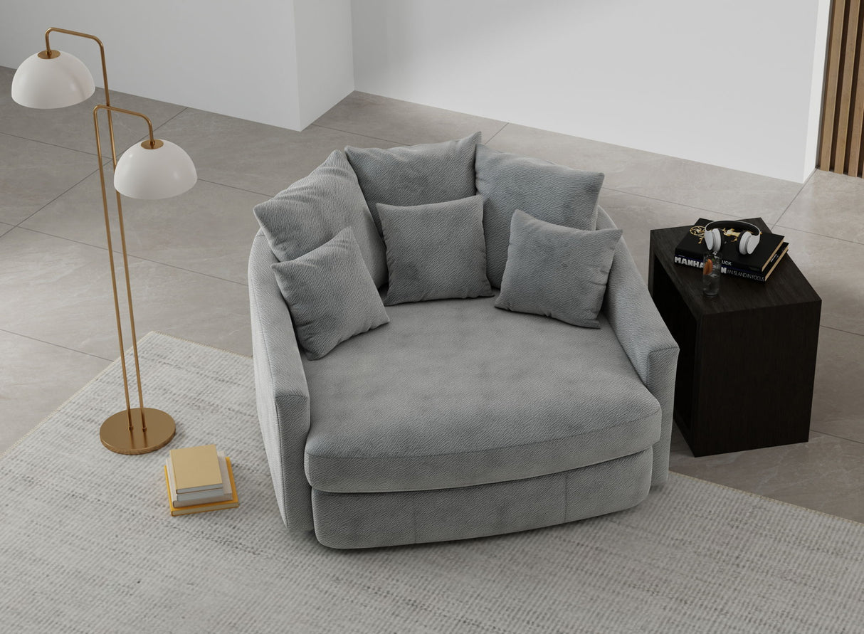 Matty - Round Accent Cuddle Chaise