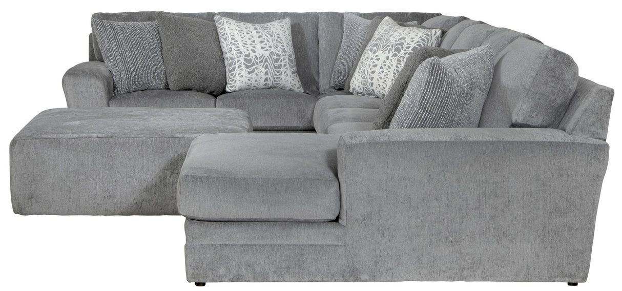 Glacier - Sectional With Cocktail Ottoman