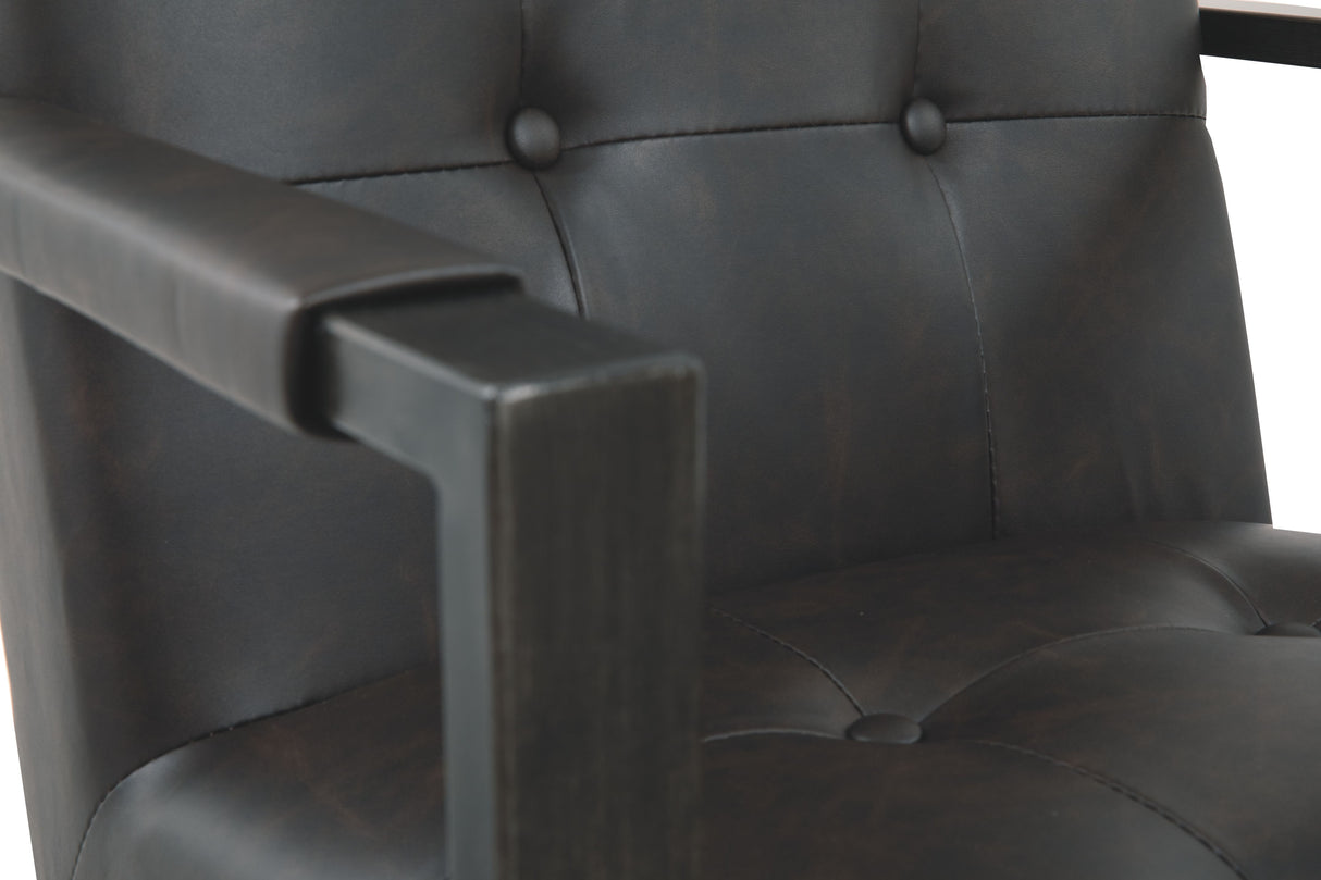 Starmore - Home Office Desk Chair (Set of 2) - Black