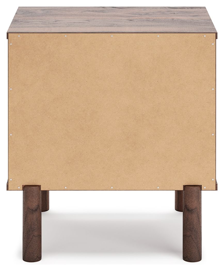 Calverson - One Drawer Night Stand - Medium - Mocha