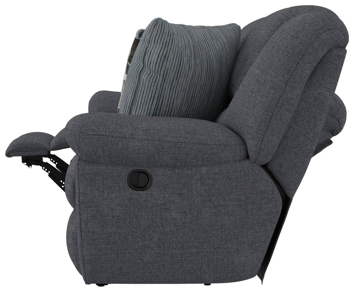 Trifecta - Sofa With 3 Recliners and Drop Down Table