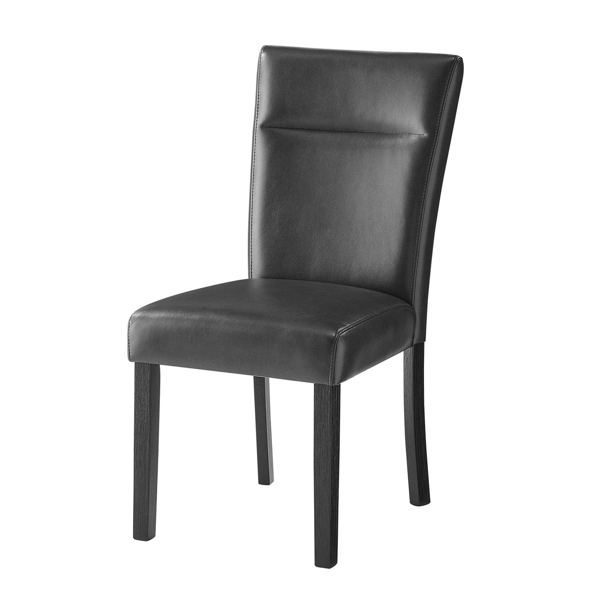 Olga - Dining Chair Set (Set of 2) - Charcoal Black