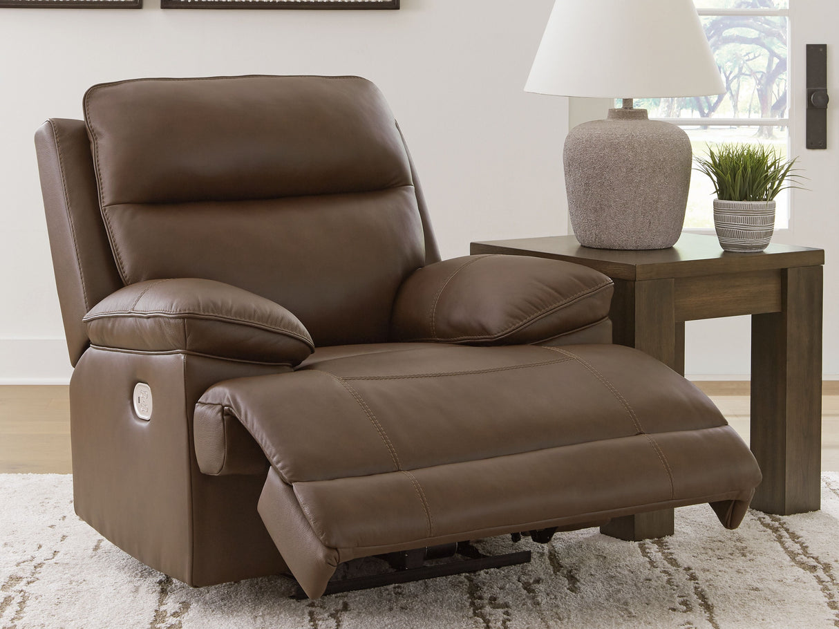 Vonryan - Power Recliner / Adj Headrest - Tobacco