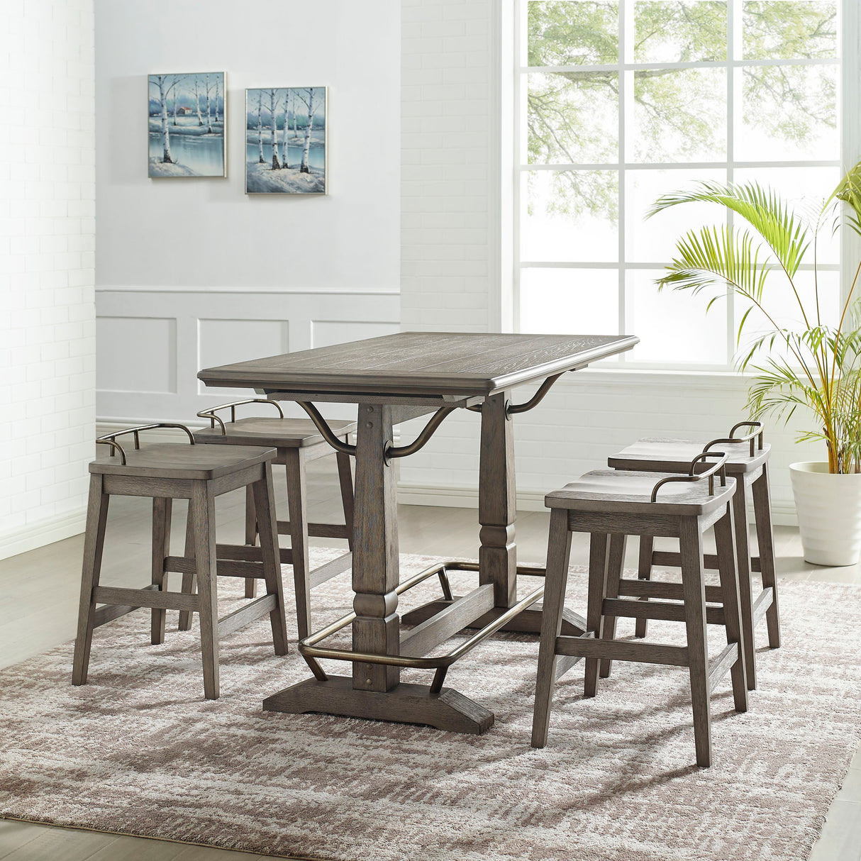 Ryan - Gathering Table - Dark Brown