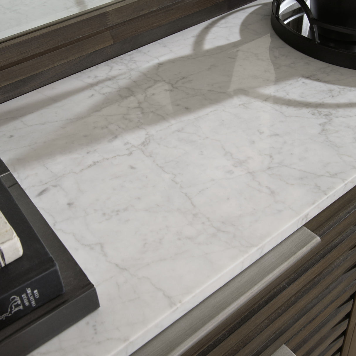 Arkenton - Five Drawer Chest - Grayish Brown / White