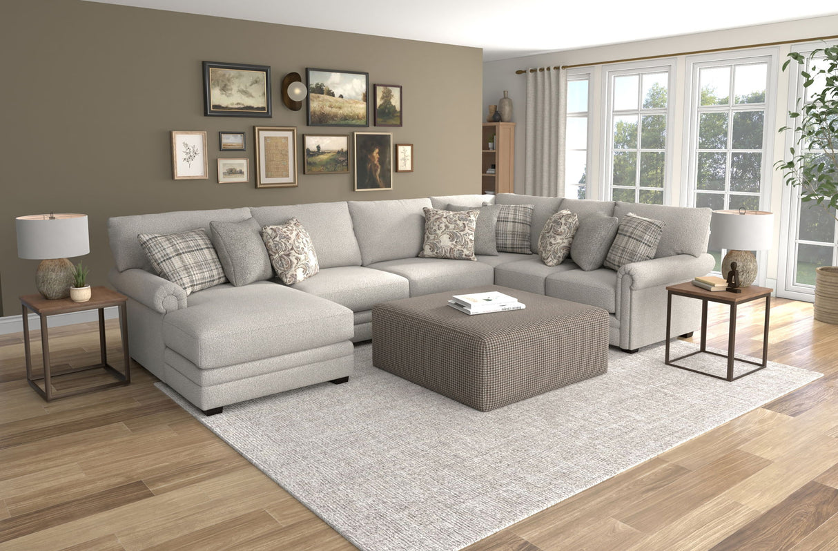 Livingston - Sectional With Comfort Coil Seating And Accent Pillows Included