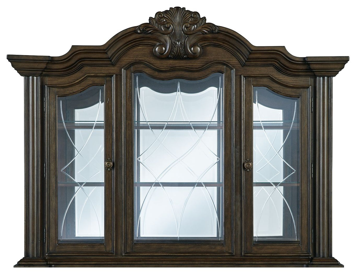 Maylee - Dining Room Hutch - Dark Brown