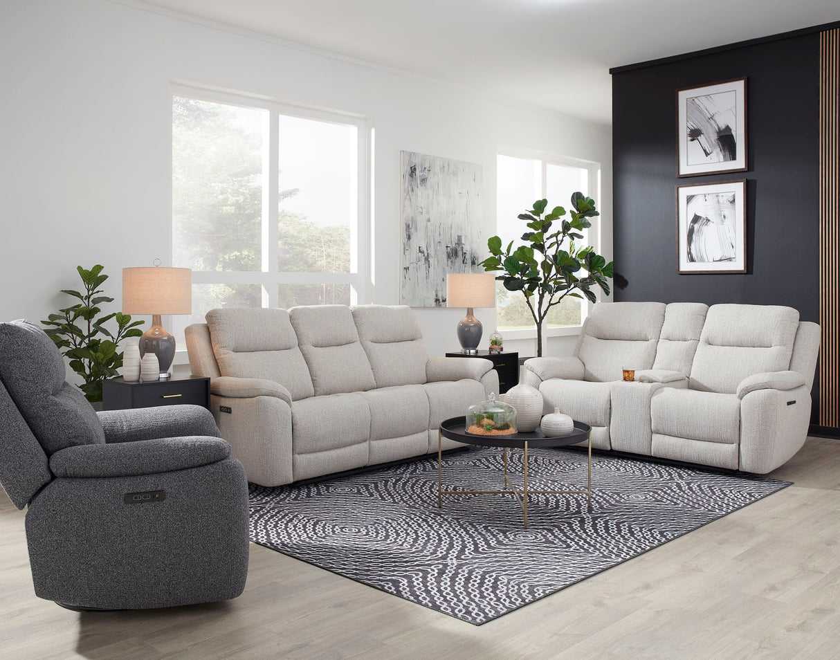 Pallisades Power Headrest Sofa W/Drop Down Table & Zero Gravity Xtra