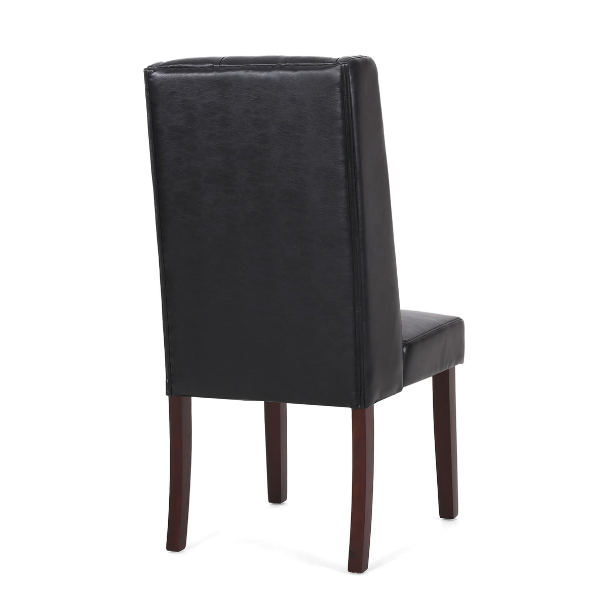 Sophisticated Tufted Dining Chair With High Back Design