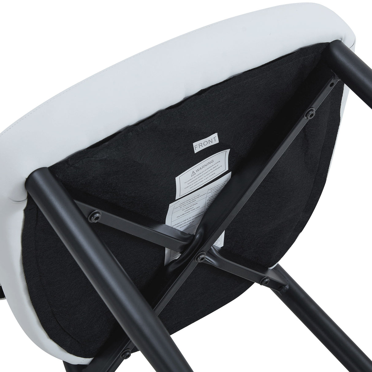 Minimalist Ergonomic Dining Chair With Curved Backres (Set of 4)