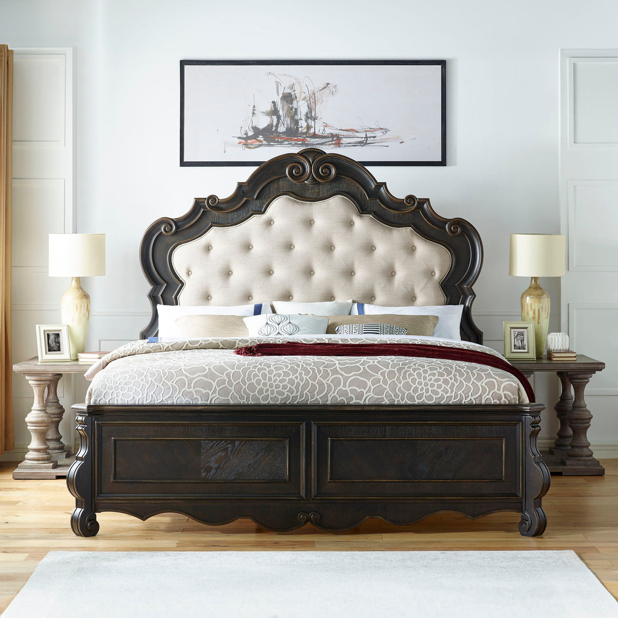 Rhapsody - Upholstered Panel Bed