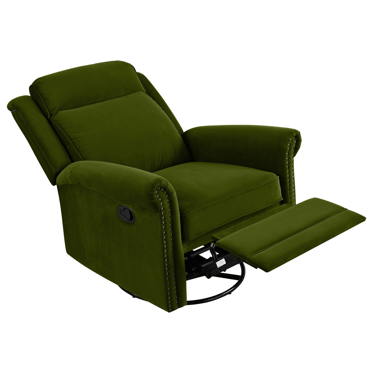360 Degrees Swivel Recliner Manual Rocking Recliner Home With Adjustable Backrest