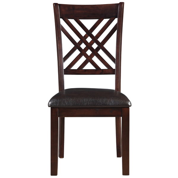 Adrian - Side Chair (Set of 2) - Dark Brown