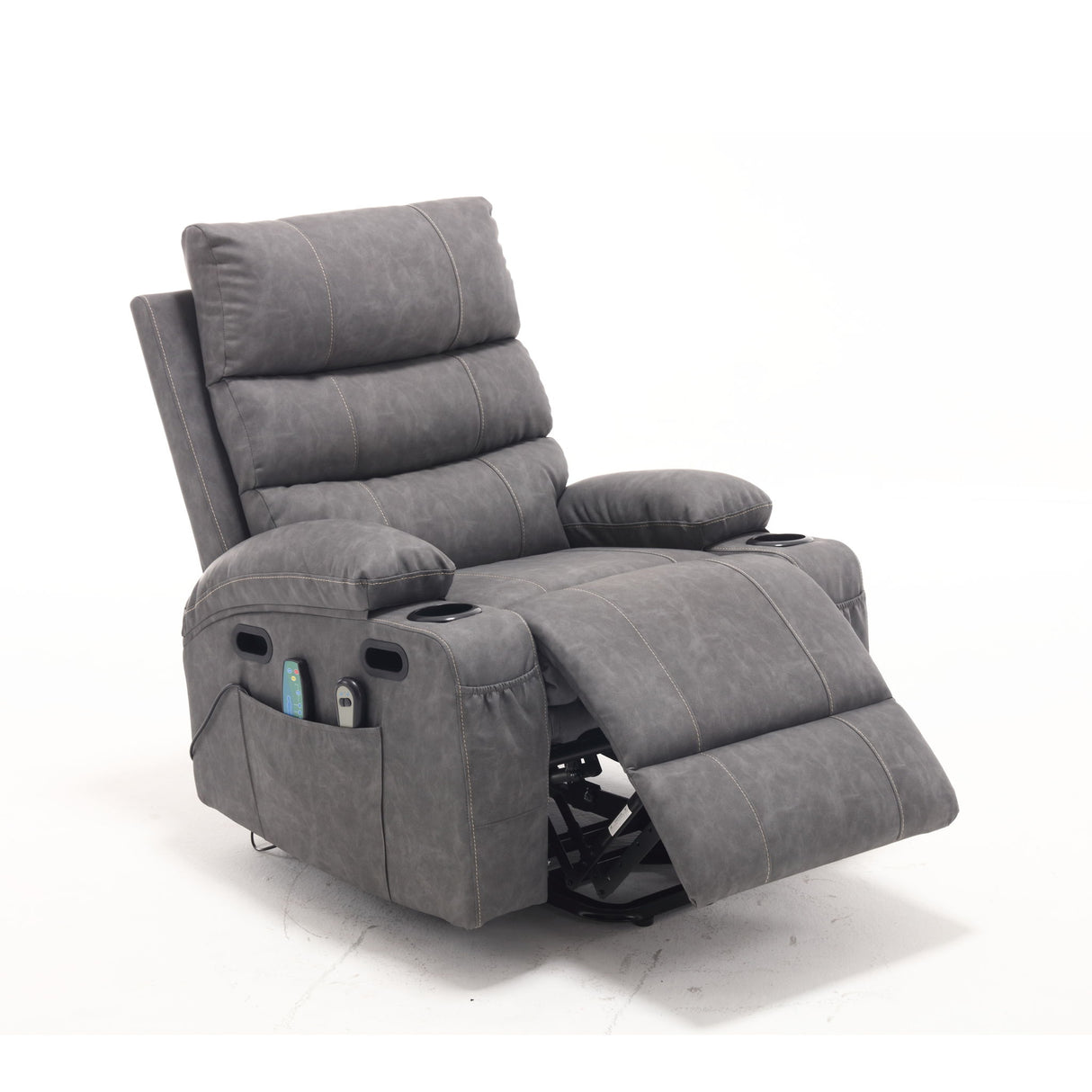 Cozy Electric Power Lift Recliner Chair Sofa For Elderly With Vibration Massage And Lumbar Heat
