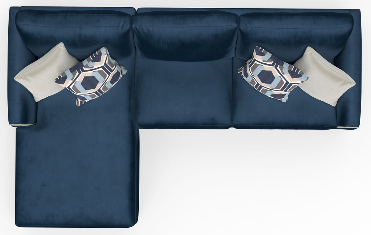 Jetson - Sectional With Comfort Coil Seat Cushions And Included Accent Pillows