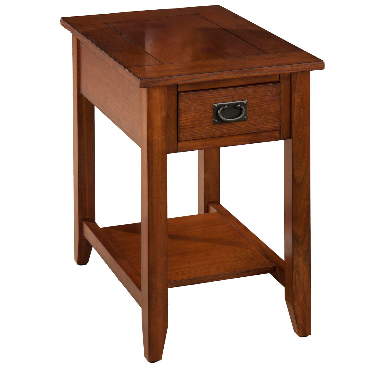 Nash - Chairside Table - Mission Oak