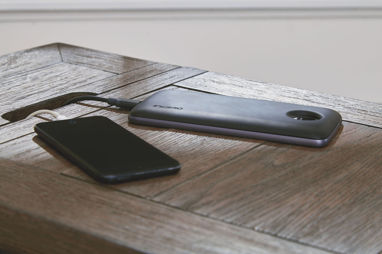 Tyler Creek - Chair Side End Table - Grayish Brown / Black