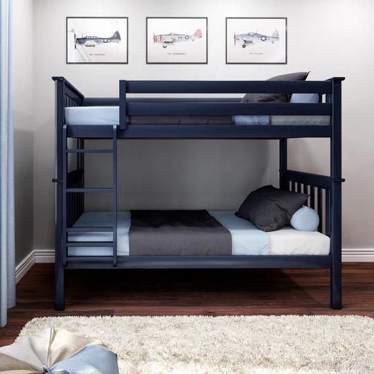 M3 - Twin over Twin Slat Bunkbed, Blue - 177201131