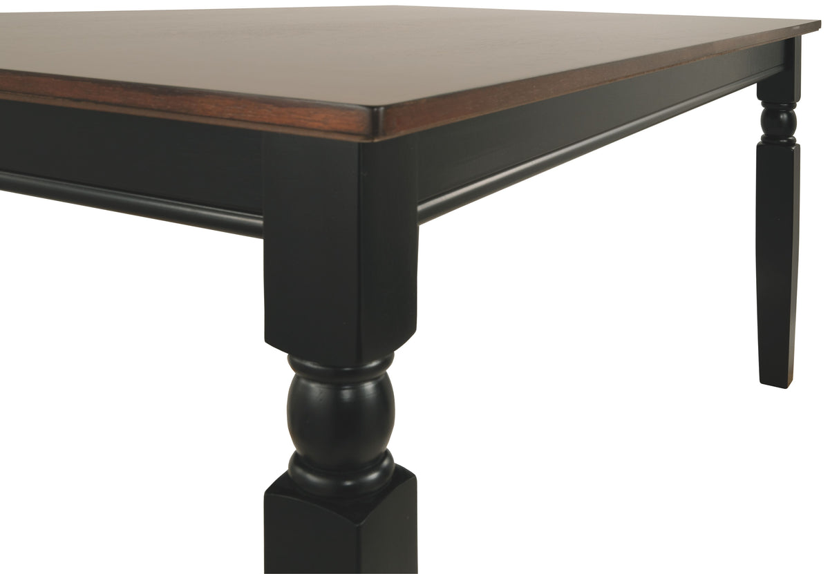 Owingsville - Rectangular Dining Room Table - Black / Brown