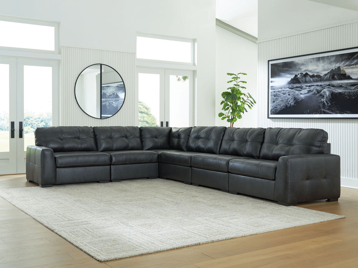 Brindley Pier - 6-Piece Sectional - Fog