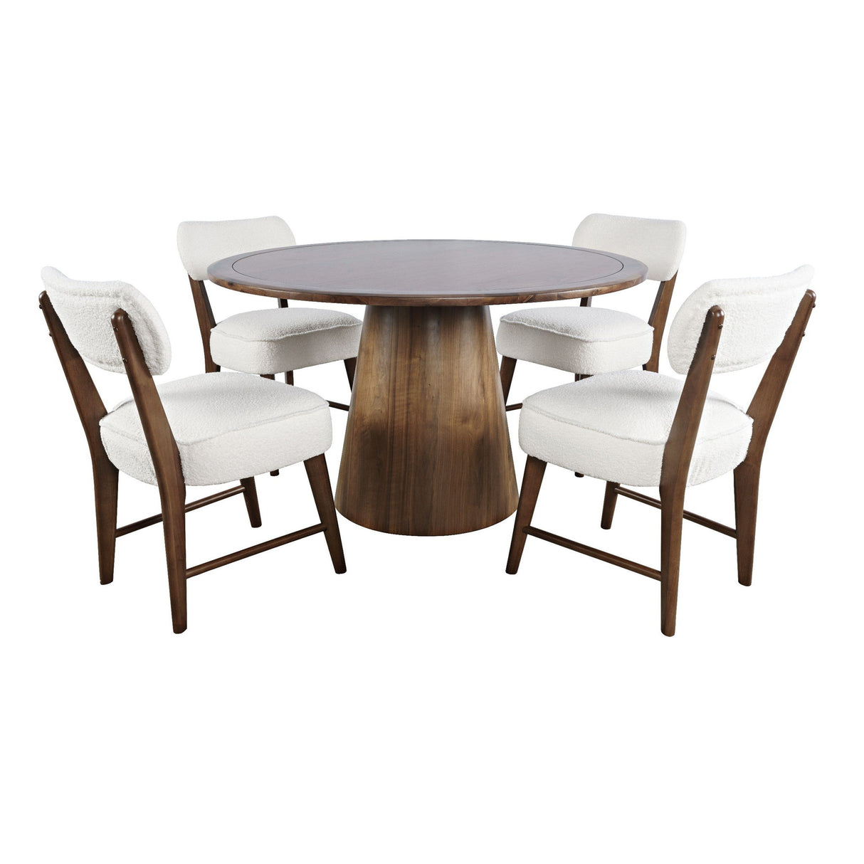 Nash - 5 Piece Dining Set, Table With 4 Dining Chairs