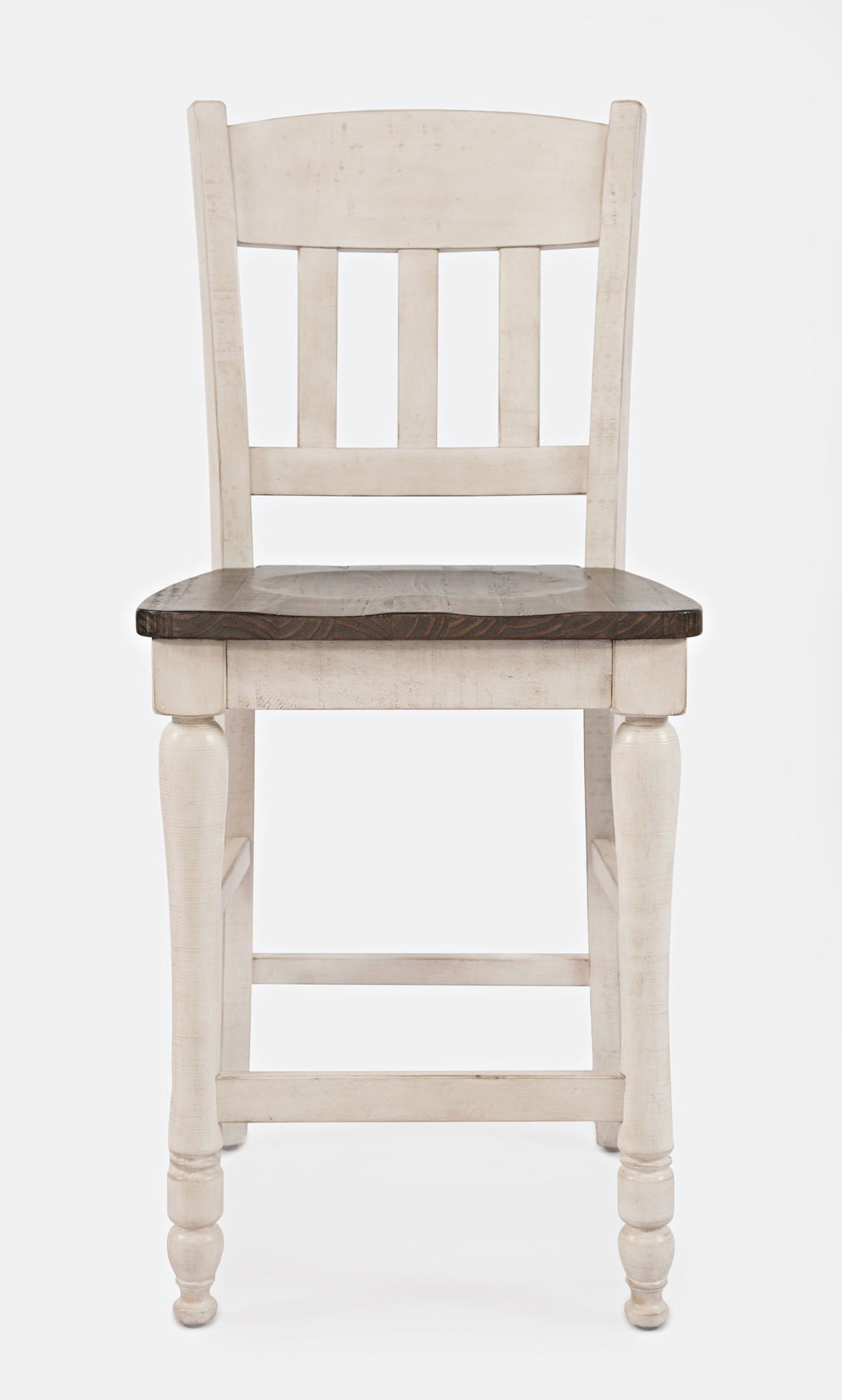 Madison County - Slatback Stool (Set of 2) - Vintage White