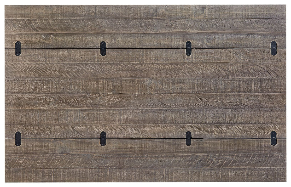 Havalance - Flip Top Sofa Table - Gray / White