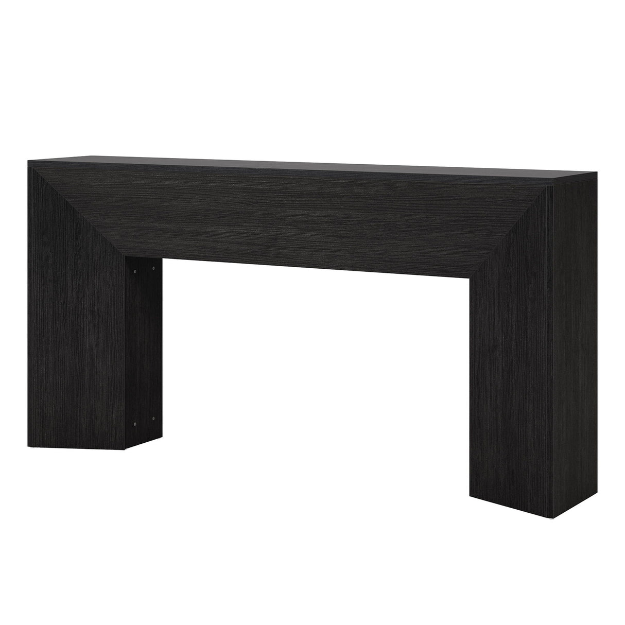 Extra Long Console Table Table Behind Couch For Hallway & Living - Black