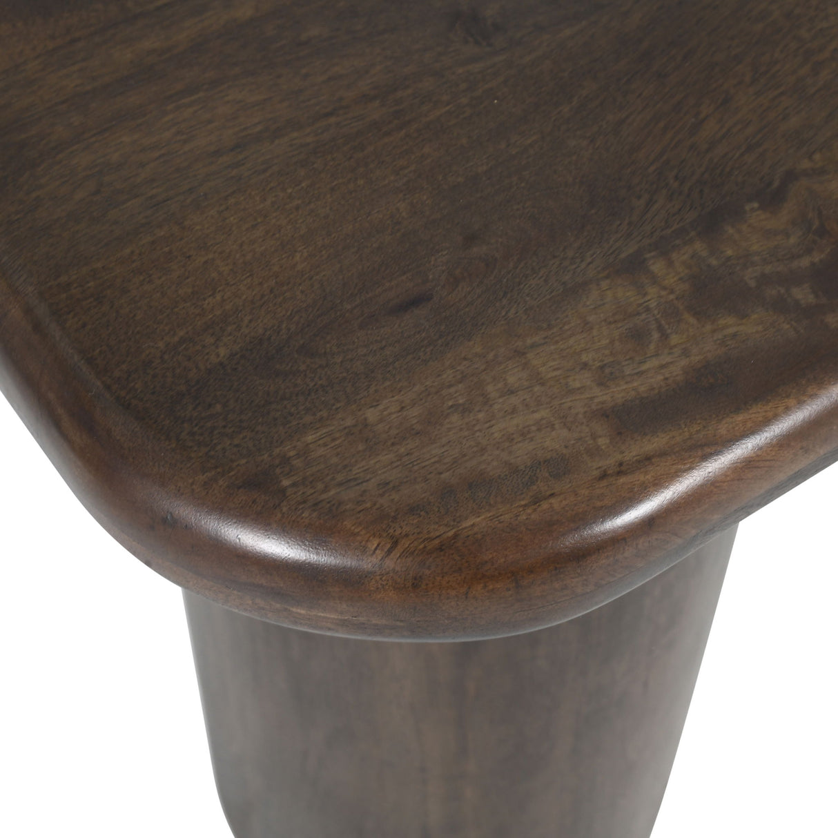 Mandara - Chairside Table - Dark Brown