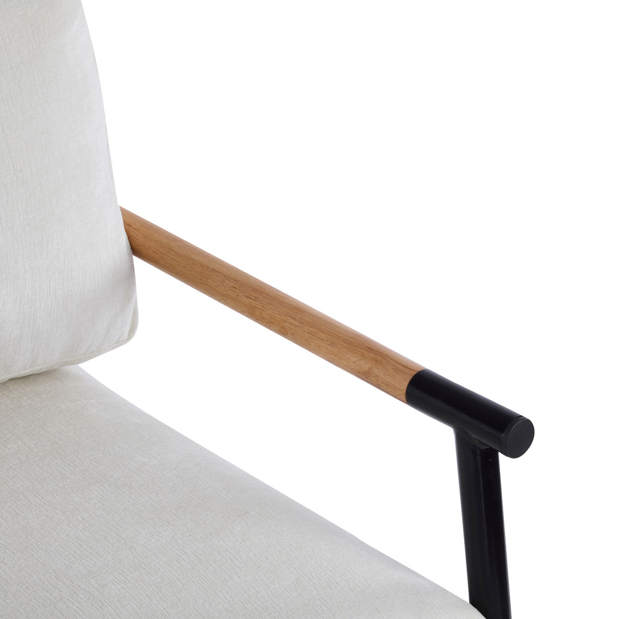 Modern Accent Chair With Plush Cushions, Cozy Seating