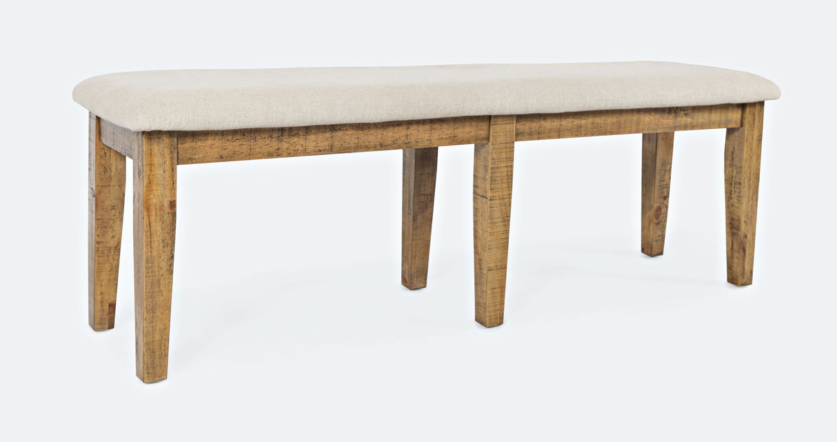 Telluride - Dining Bench - Gold / Beige
