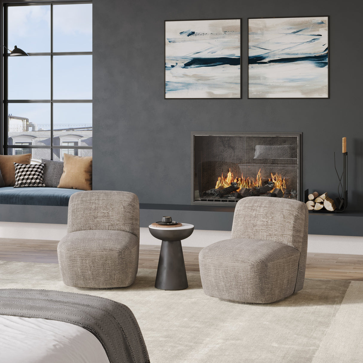 Josie Swivel Accent Chair