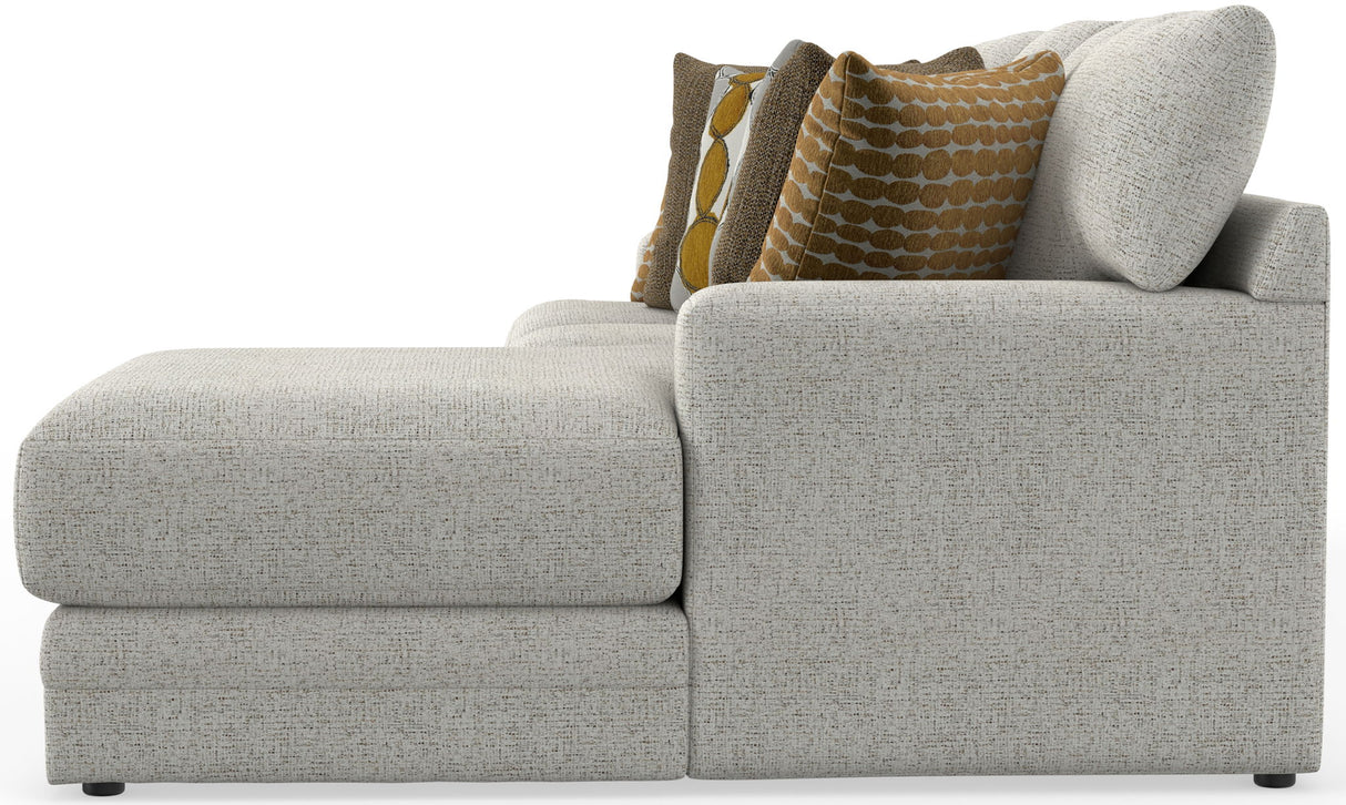 Tori - Sectional With Comfort Coil Seating And Accent Pillows Included