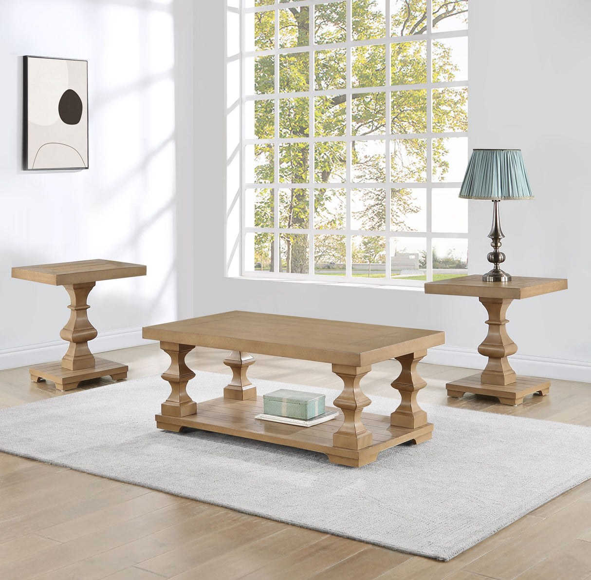 Dory - 3 Piece Table Set - Sand