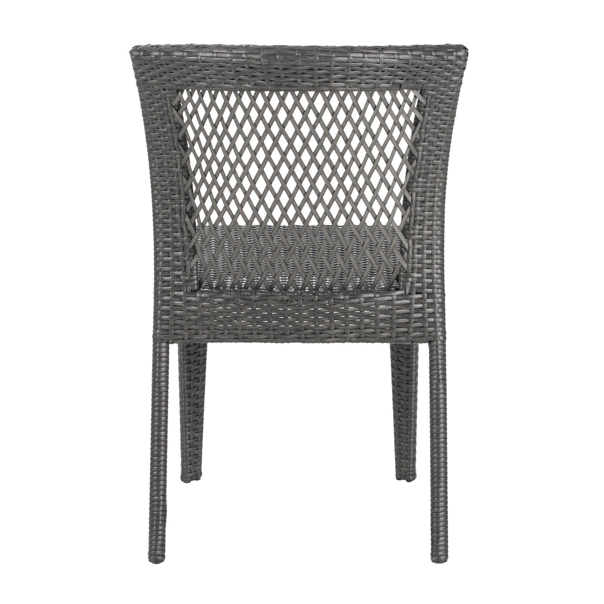 Farley - Stacking Sidechair (Set of 2) With Open Backrests - Gray