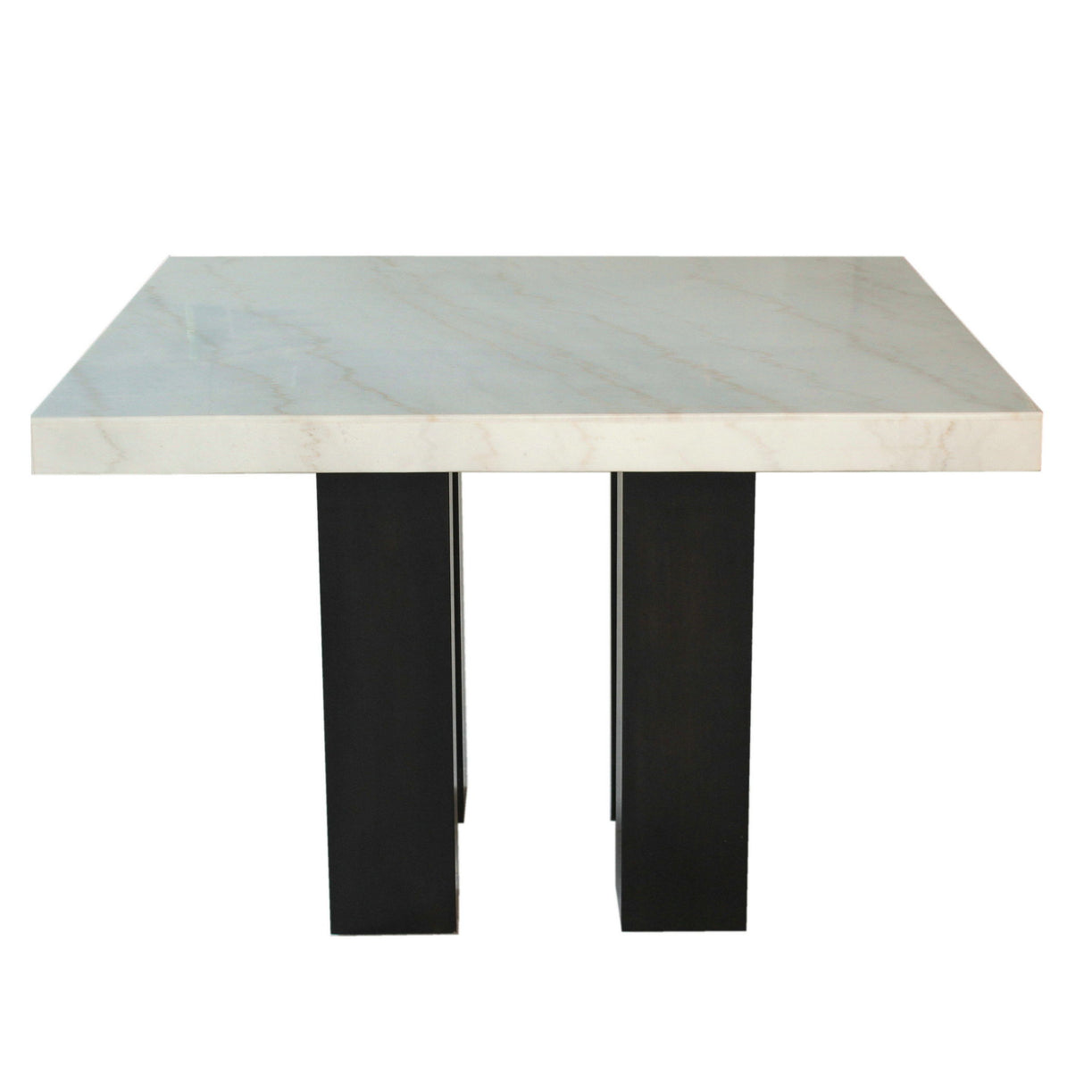 Camila - Square Counter Height - White