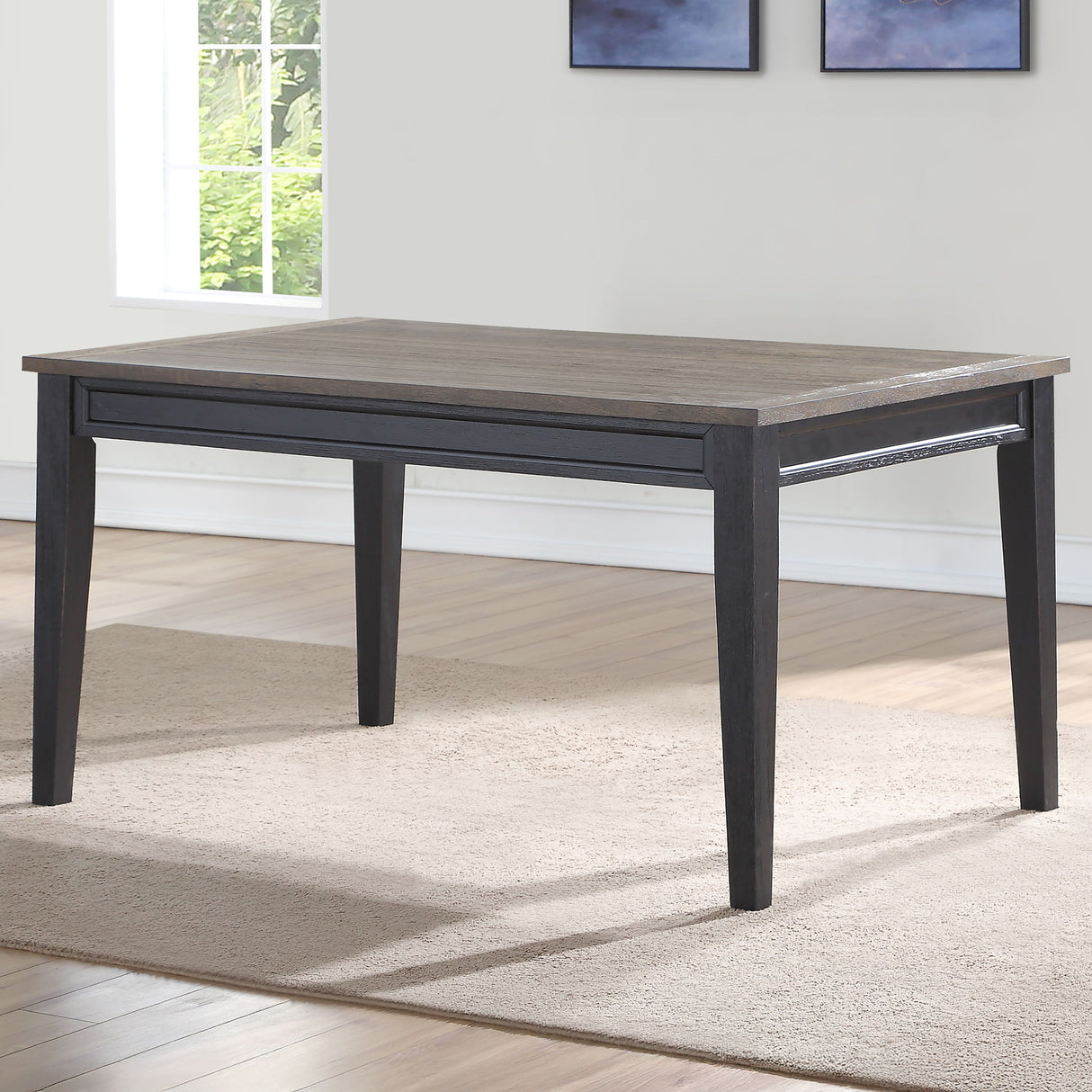 Raven - Noir Dining Table - Dark Brown