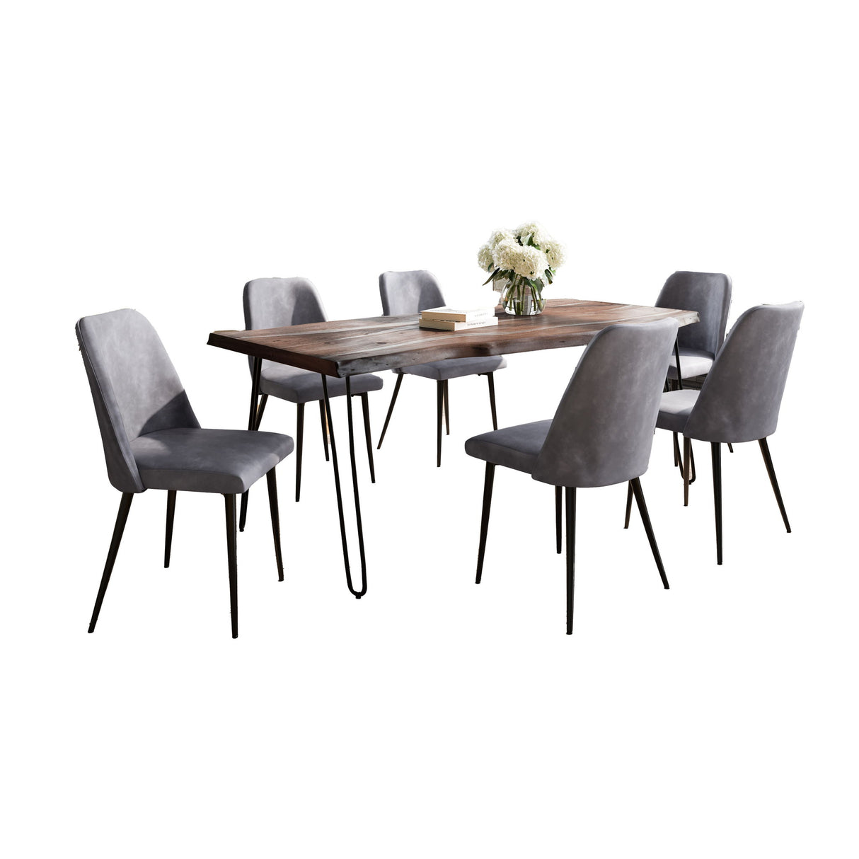 Nature's Edge - Dining Set - Slate