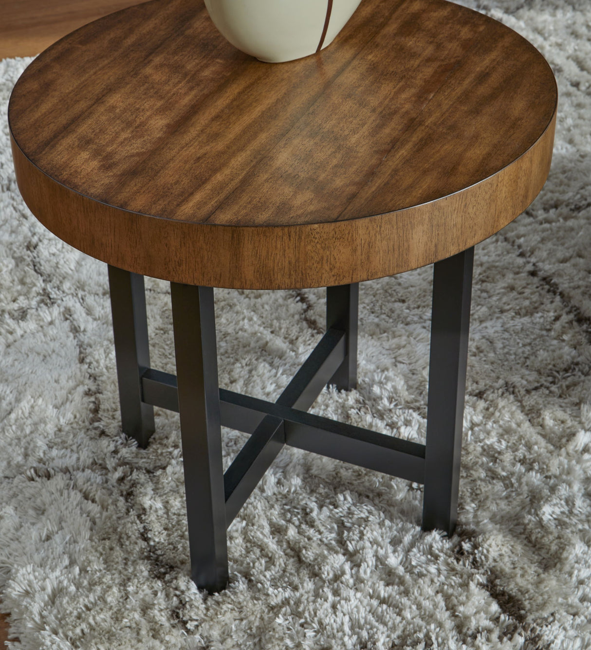 Steenlage - Occasional Table Set (Set of 2) - Brown / Black