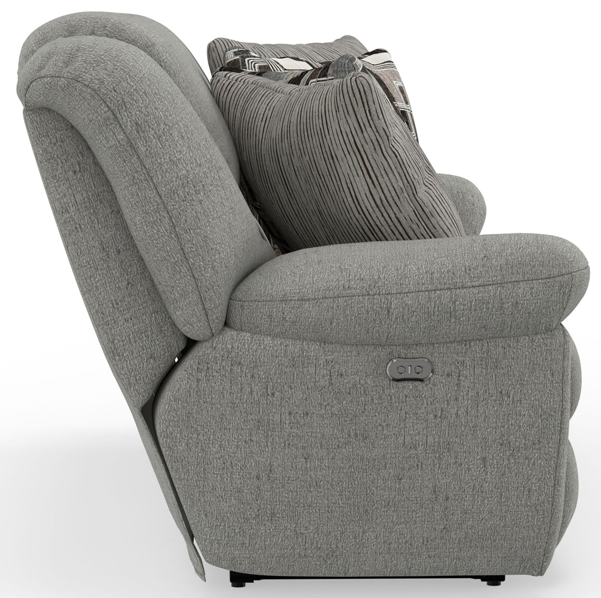 Trifecta - Sofa With 3 Recliners and Drop Down Table