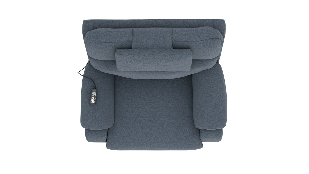 Dreamtime - 48" Power Headrest Power Lay Flat Recliner With CR3 Heat/Massage/Zero Gravity