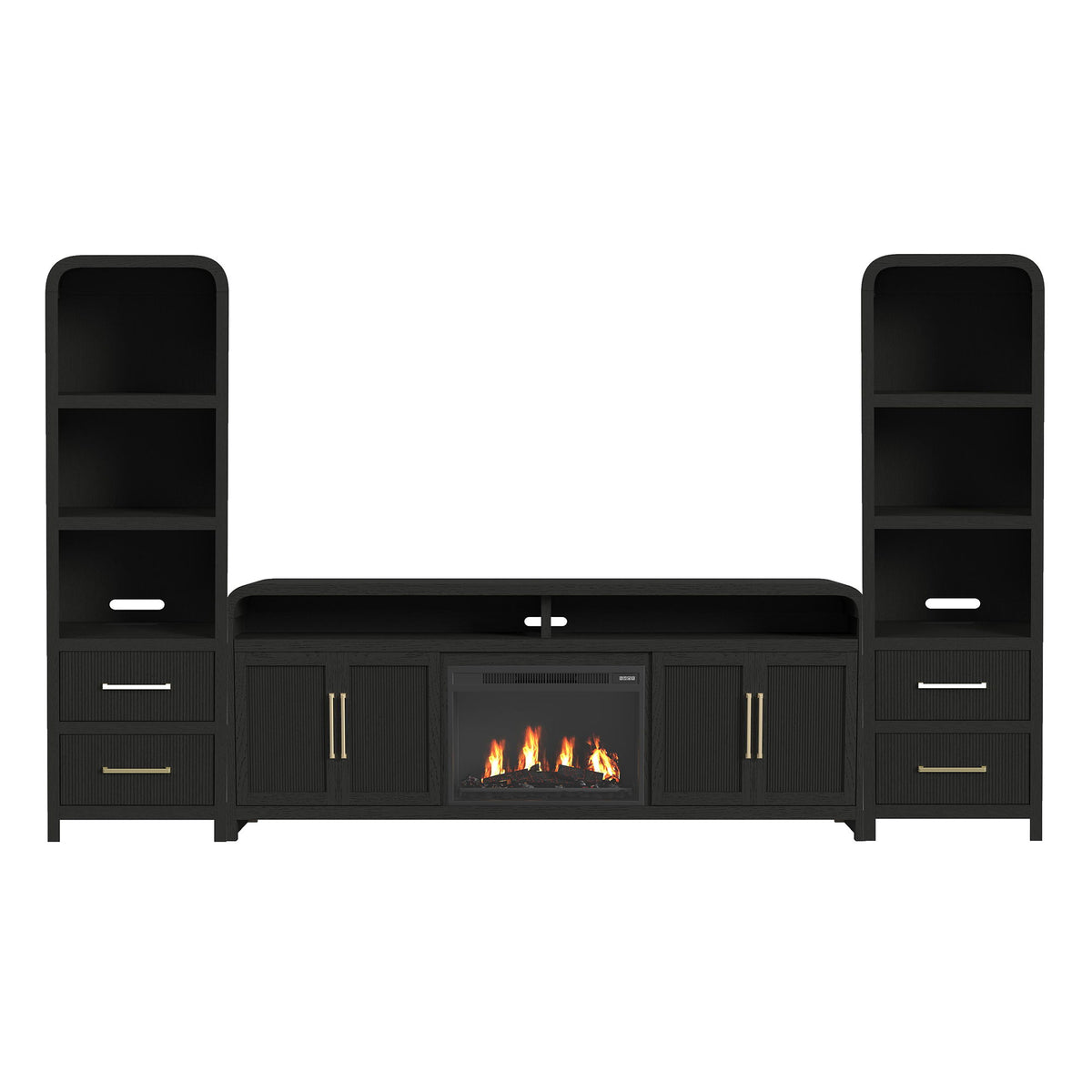 Ridgemont - Entertainment Unit With 82" TV Console