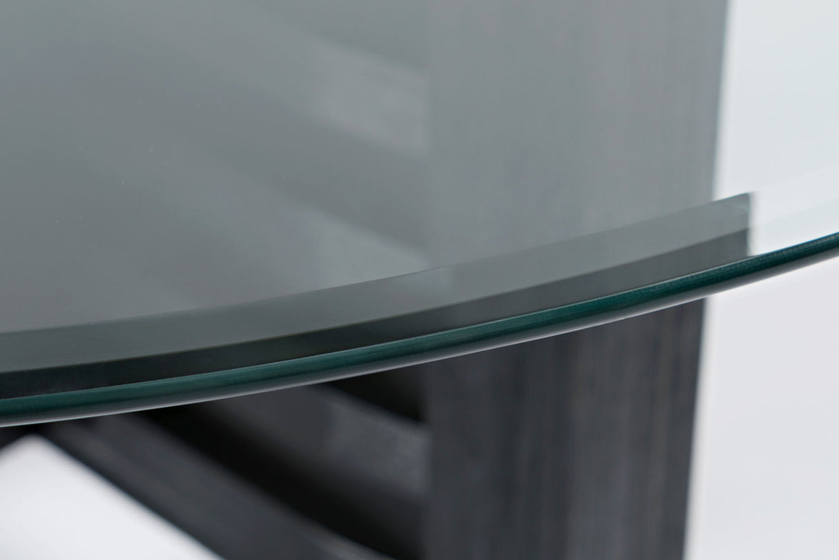 Altamonte - Glass Table - Dark Charcoal