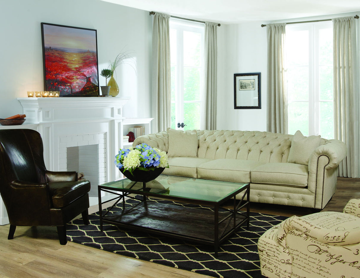 Rondell - 2R00LR/NR - Stationary Sofa With Nails