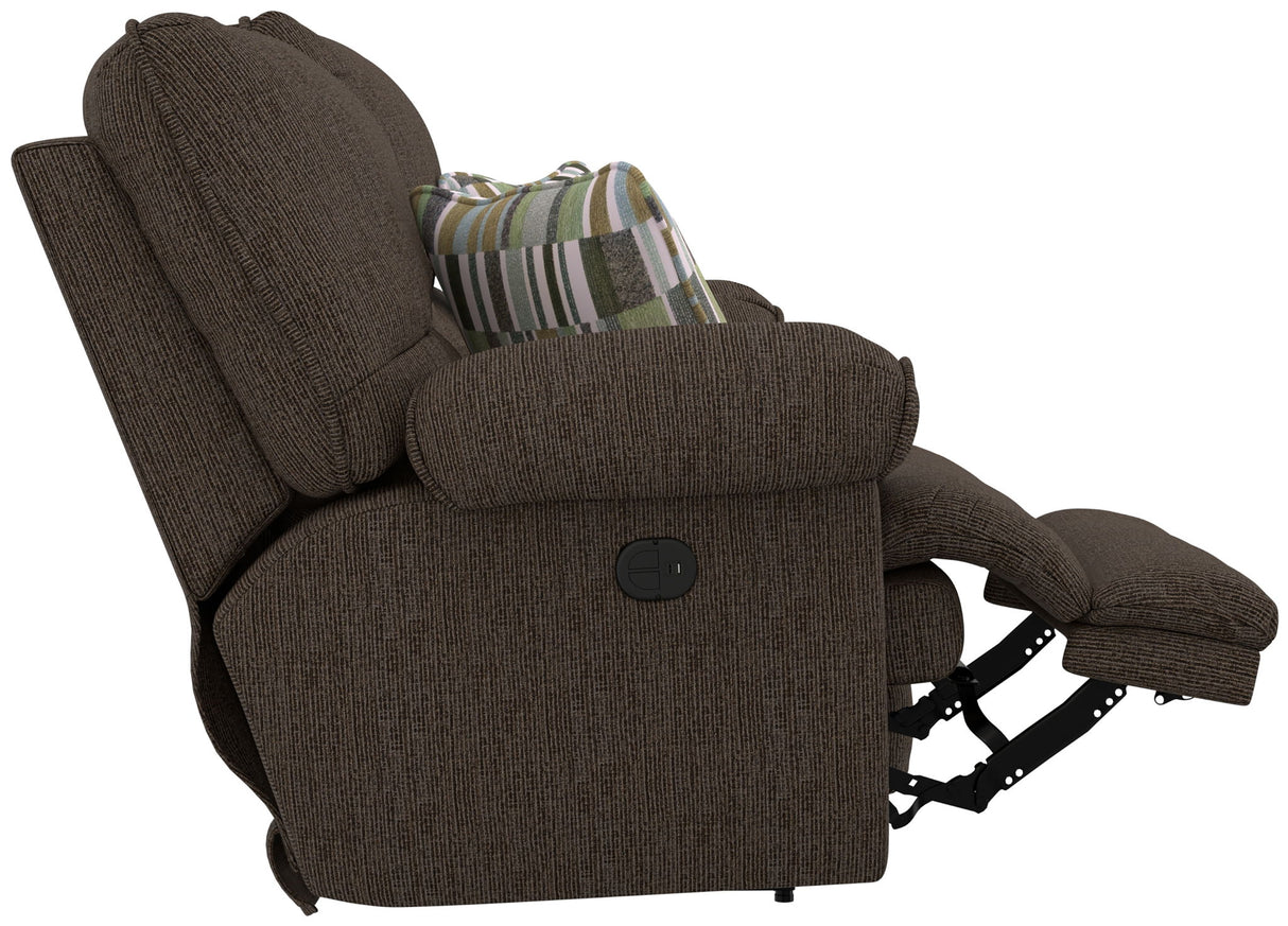 Lenny - Power Lay Flat Reclining Console Loveseat